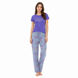 Crew Neck C/Jersey Pajama Set 0098-Multi