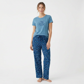 Crew Neck C/Jersey Pajama Set 0100-Multi