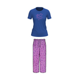 Crew Neck C/Jersey Pajama Set 0105-Multi