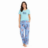 Crew Neck C/Jersey Pajama Set 0106-Multi