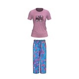 Crew Neck C/Jersey Pajama Set 0110-Multi
