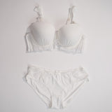 Thin Cup Wire Bra Set - A3040