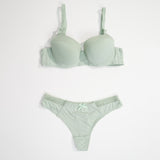 Push Up Cup Wire Bra Set - A3028