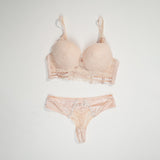 Thin Cup Wire Bra Set - A24002