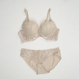 Thin Cup Wire Bra Set - A24009