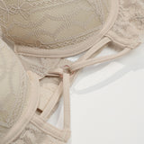 Thin Cup Wire Bra Set - A24009
