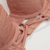 Thin Cup Wire Bra Set - A24009