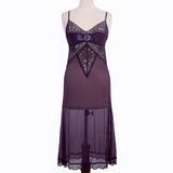 Long Stylish Nighty - 1007