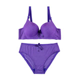 Wire Padded Bra Set - 1801