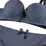 Wire Padded Bra Set - 1801