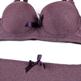 Wire Padded Bra Set - 1801