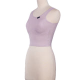 Round Neck Padded Camisole - 1985