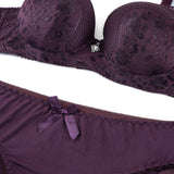 Wire Padded Bra Set - 2107