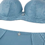 Wire Padded Bra Set - 2107