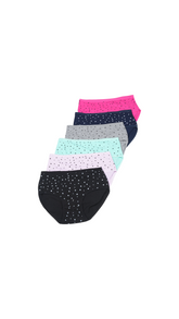 Multi Color Brief Panty Pack Of 6-B221
