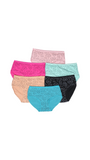Multi Color Brief Panty Pack Of 6-B240