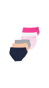 Multi Color Brief Panty Pack Of 6-B241