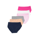 Multi Color Brief Panty Pack Of 6-B241