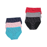 Multi Color Brief Panty Pack Of 6-B256