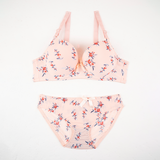 Wire Padded Bra Set - 3346