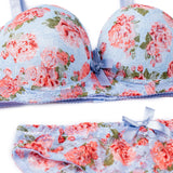 Wire Padded Bra Set - 3347