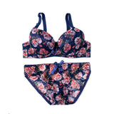 Wire Padded Bra Set - 3347