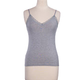 V-Neck String Camisole - 6046