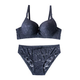 Wire Padded Bra Set - 763