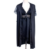 Short Nighty With Robe - 7655