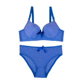 Wire Padded Bra Set - 1801