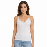 Belleza Lingerie V-Neck String Camisole - 6046