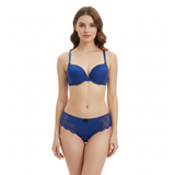 Front Open Padded Wired Bra Set - A2120