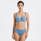 Wire Padded Bra Set - 2107