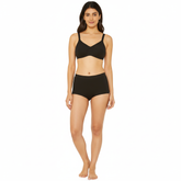 Gentle Classic Cotton Bra - Black