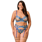 Wired Net Bra Set - 1160