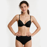 Marks & Spencer Lightly Padded With Wired Bra Black (Pack of 3)