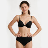 Marks & Spencer Lightly Padded With Wired Bra Black (Pack of 3)