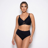 Non Wire Basic Net Bra 002