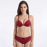 Front Open Padded Wired Bra Set - A2120
