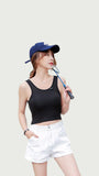 Round Neck Padded Camisole - 1985