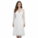 SARI NIGHTY SINGLE MIDI W/GOWN LNG5-4354