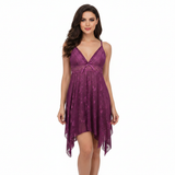 SARI NIGHTY SINGLE SHORT LNG5-4401 PURPLE L