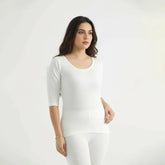Thermal Sleeve Shirt-White