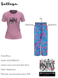 Crew Neck C/Jersey Pajama Set 0110-Multi