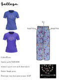Crew Neck C/Jersey Pajama Set 0098-Multi