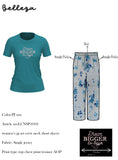 Crew Neck C/Jersey Pajama Set 0101-Multi