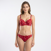 Wire Padded Bra Set - 3346