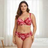 Wire Padded Bra Set - 3347