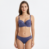 Padded Wired Bra Set-A61019