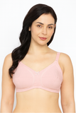 Gentle Classic Cotton Bra - Light Pink